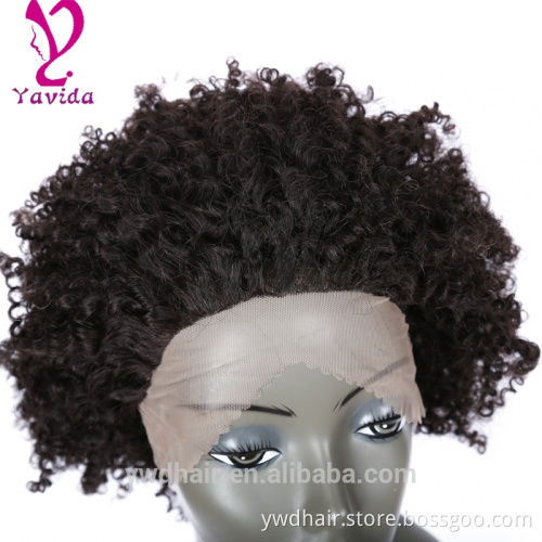 Brazilian Curly Lace Front Human hair Wig Glueless Full Lace Wigs With Baby Hair Short Curly Kinky Curly Full Lace Wigs